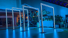 昆明发光门框制作